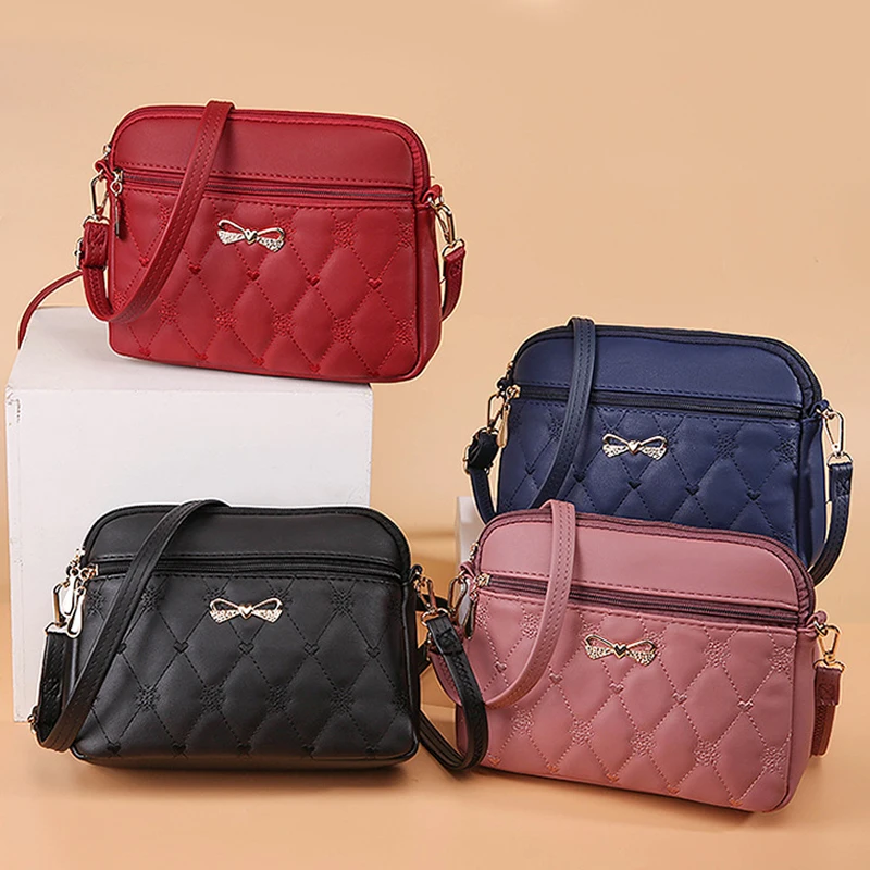 NewArrivalSimpleShoulderBagsforWomenEmbroideryHeartCrossbody