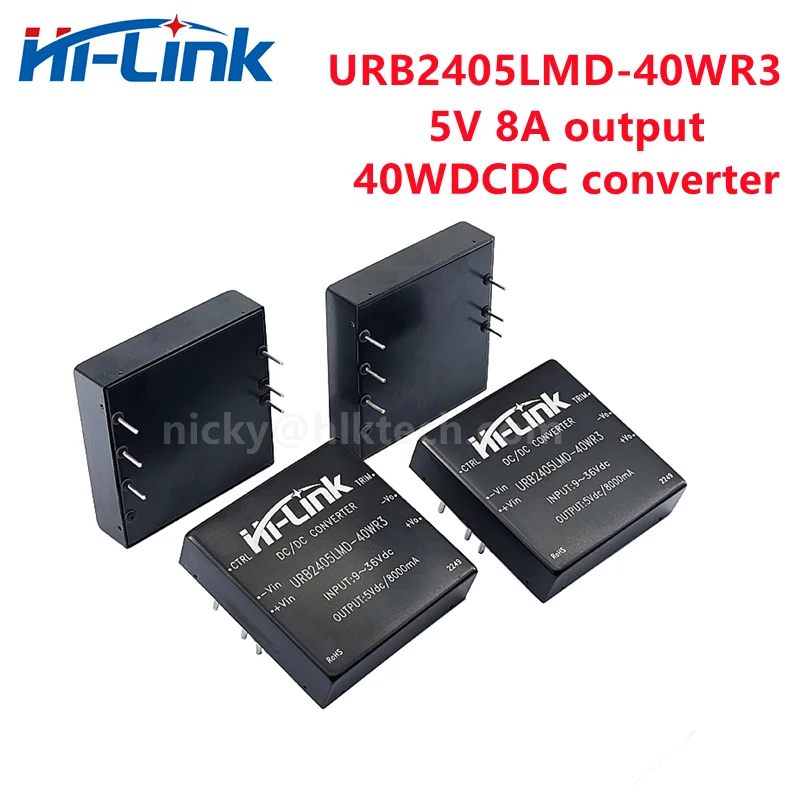 Hi-Link 40W DCDC Converter 24V to 3V 5V 12V 15V 24V Output Switching Power Supply Module for LED lighting source