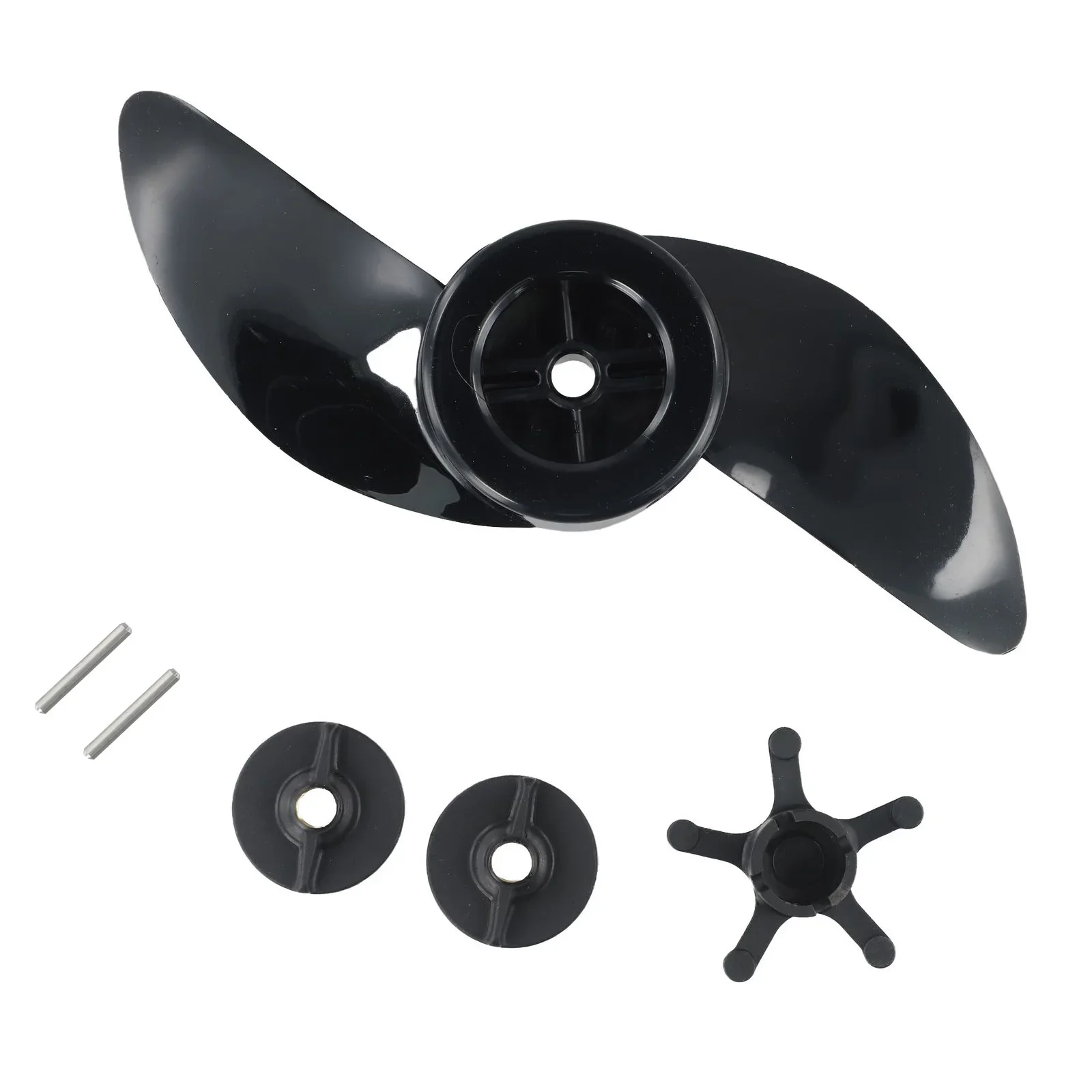 Accessories Two-blade Propeller Two-blade Propeller Watersnake About 140g Black Electric Motor Outboard Exquisite