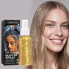 4 color Shiny Glitter Spray Cosmetics,Liquid Full Body Glow Body Highlighter,Waterproof Long Lasting Face,Body Hair Spray Makeup