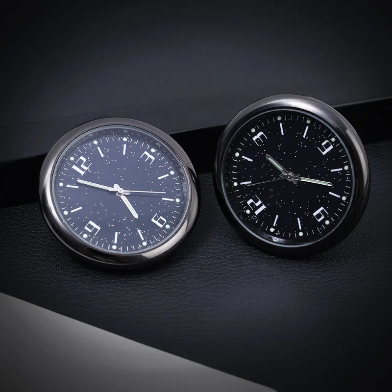 2PCS horloges de tableau de bord de voiture horloge numérique