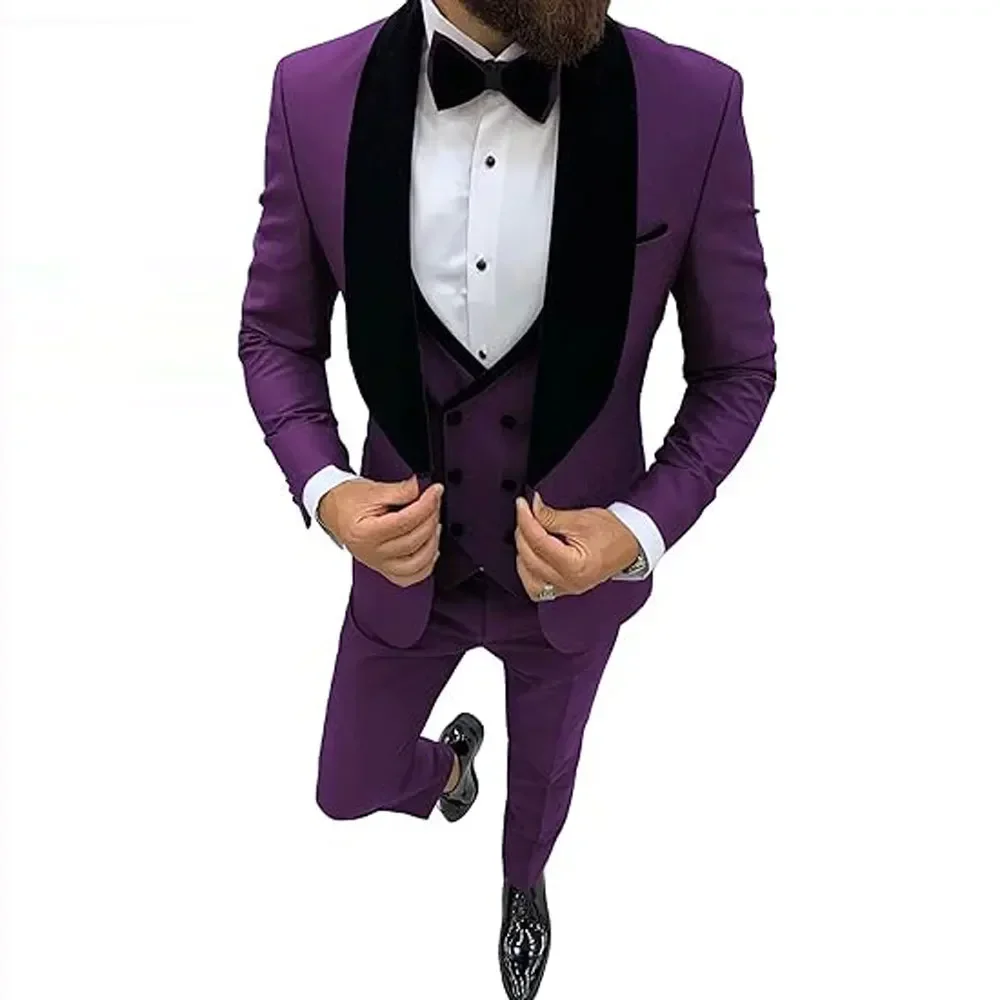 Amazon.com: Suede Suit Vest for Mens Retro 5 Button V Neck Jacket Waistcoat  for Wedding Groomsmen Gilet (Color : Purple, Size : Medium) : Clothing,  Shoes & Jewelry