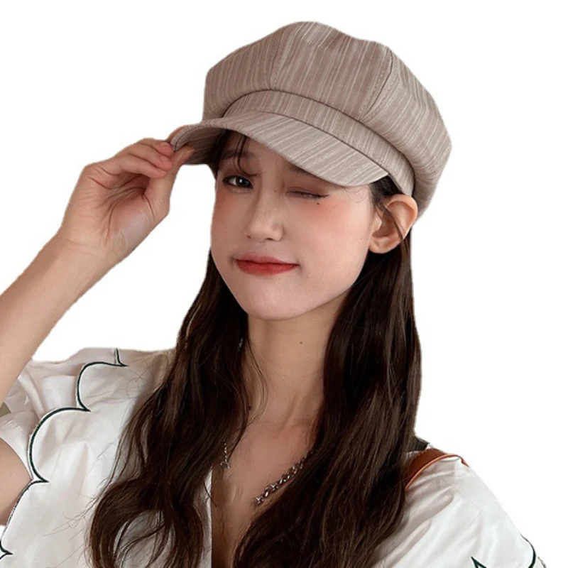 HT4026 Spring Autumn Women Hat New Fashion Octagonal Cap Female Vintage Beret Hat Ladies Retro Berets for Women berets hat