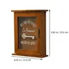1Pcs Wooden Key Box, Wall Key Bag Wall-Mounted, Farmhouse Keychain Decoration, Decorative Key Holder, Entrance Wall-Mounted Jewelry Storage Box 4