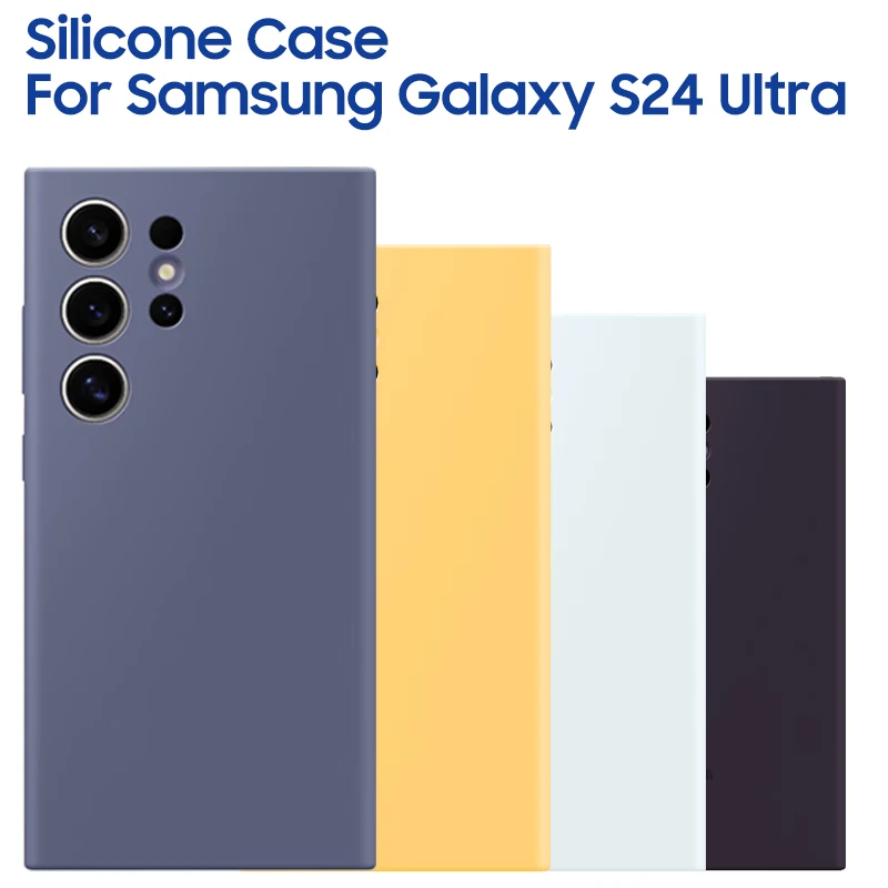 

Силиконовый чехол для Samsung GALAXY S24 Ultra SM-S928B, противоударный мягкий чехол для телефона