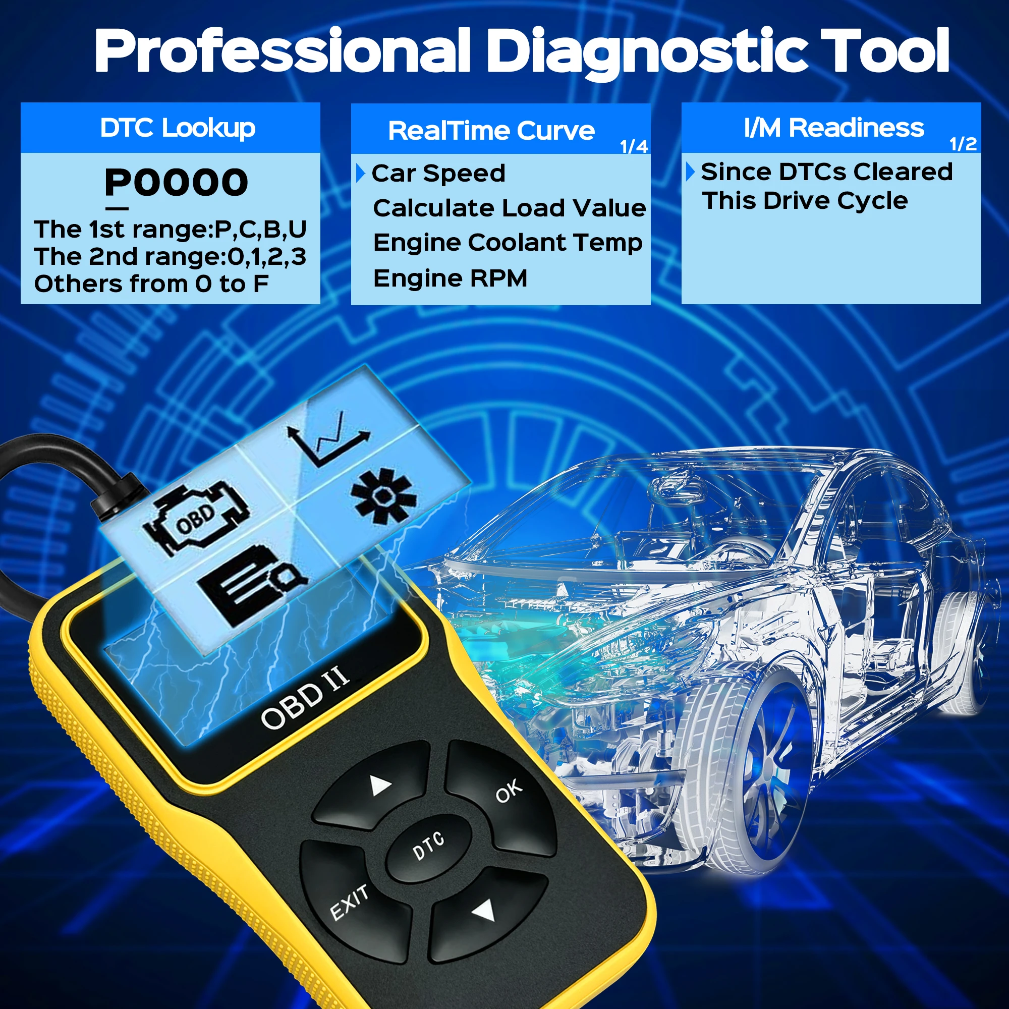 OBD2 Scanner & Code Reader 3