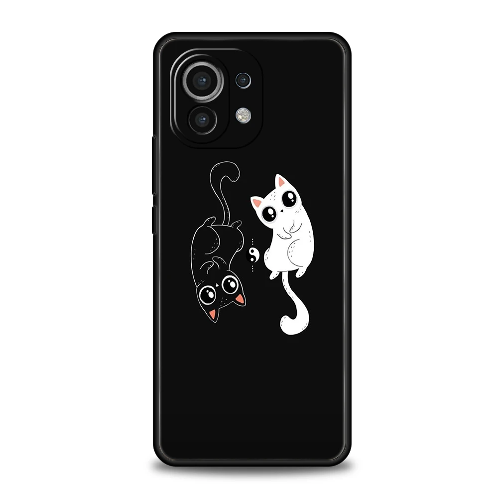 Cartoon Cat Silicone Phone Case Cover