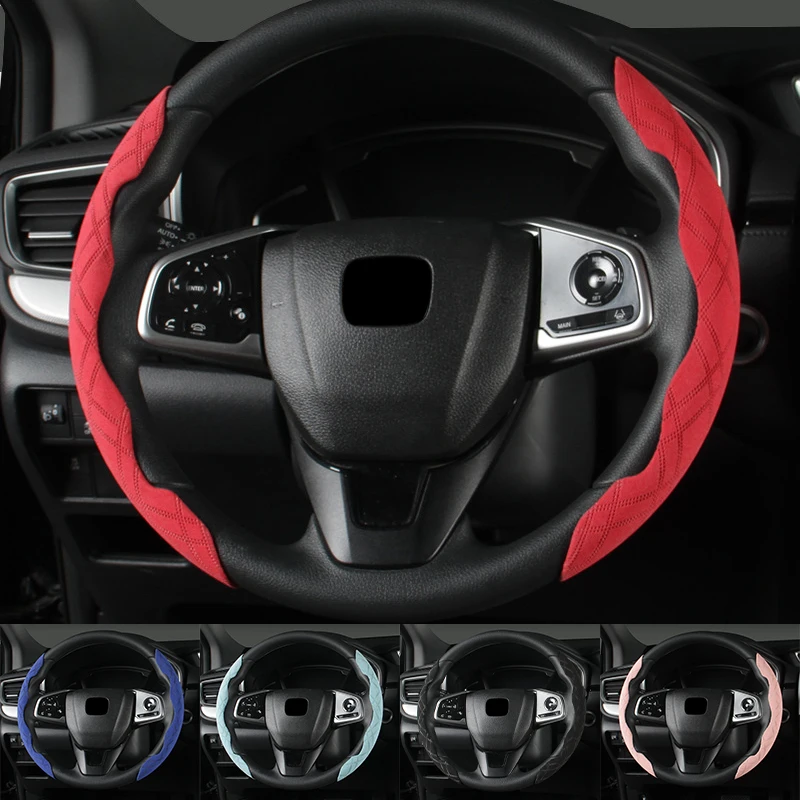 

1 Pair Universal Car Steering Wheel Booster Cover 38cm / 15inch Non-Slip Auto Steering Wheel Cover Accessories