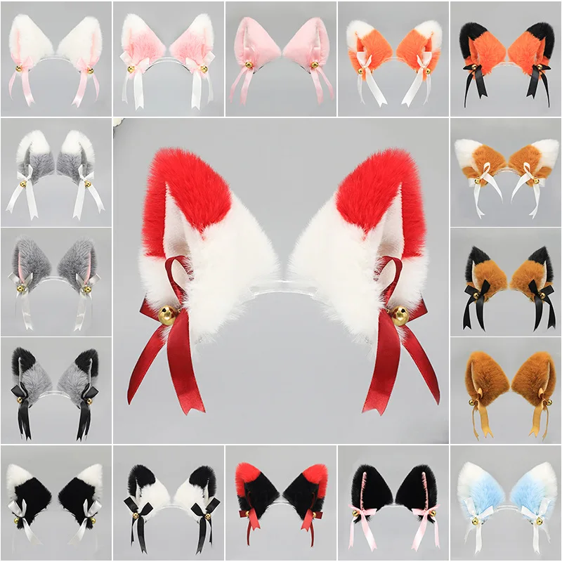 Wholesale Lolita Cat Ears Headband Fox Ears Hair Clips For Cosplay wholesale-lolita-cat-ears-headband-fox-ears-hair-clips-for-cosplay