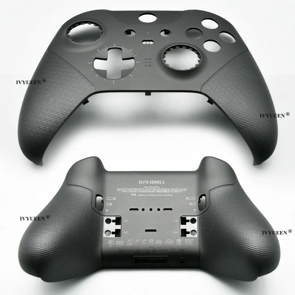 Ivyueen para xbox one elite série 2 núcleo controlador original preto frente traseira habitação escudo caso quadro médio capa peças de reparo