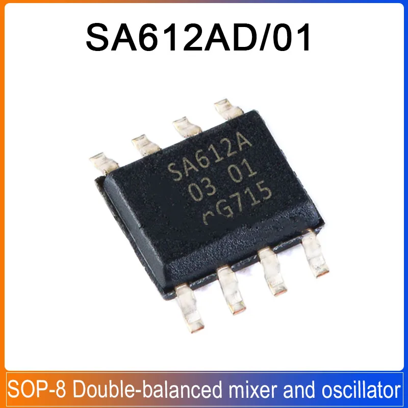 1–5 Stück SA612AD/01 SA612AD SA612A SOP-8 doppelt symmetrischer Mischer und Oszillator