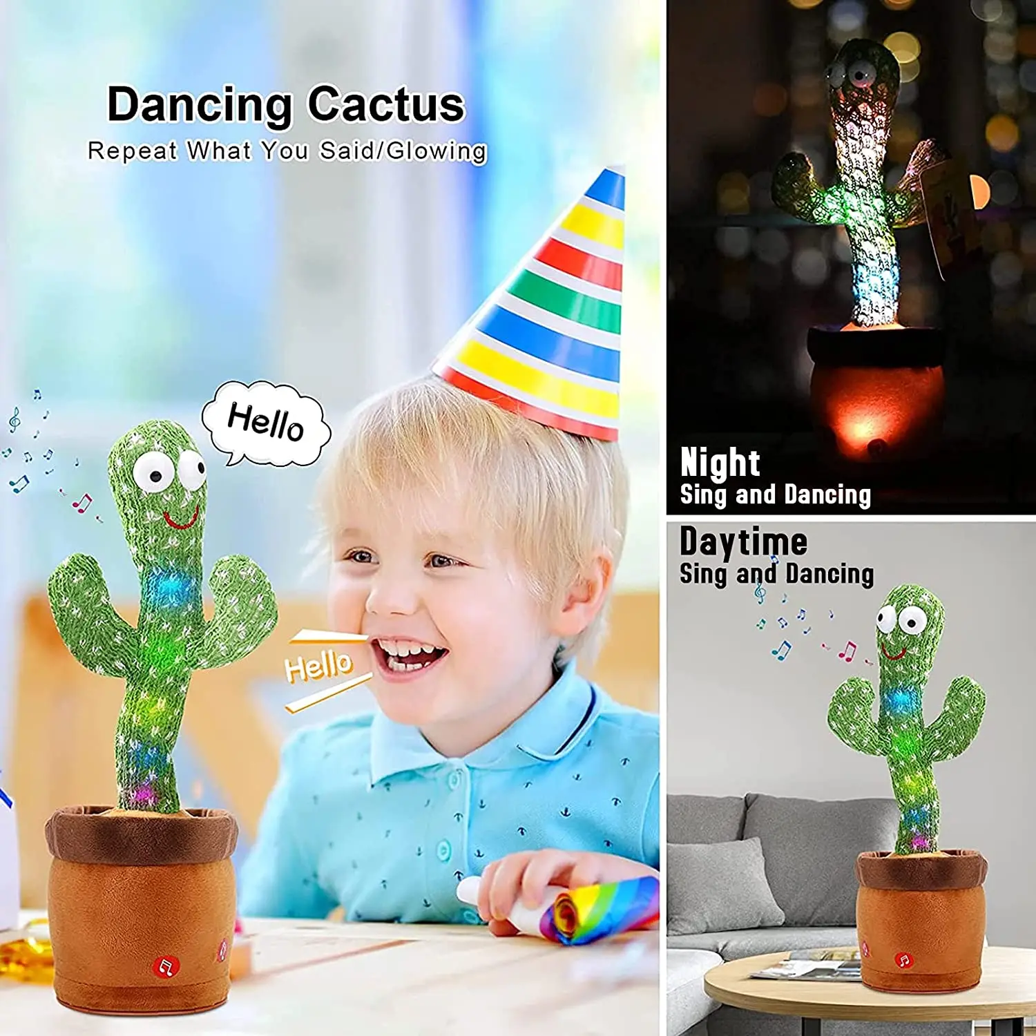 Upgrade Electronic Dancing Cactus Singing Dancing Decoration Gift for Kids Funny Early Education Toys Knitted Fabric Plush Toys 1 Upgrade Electronic Dancing Cactus Singing Dancing Decoration Gift for Kids Funny Early Education Toys Knitted Fabric Plush Toys 1