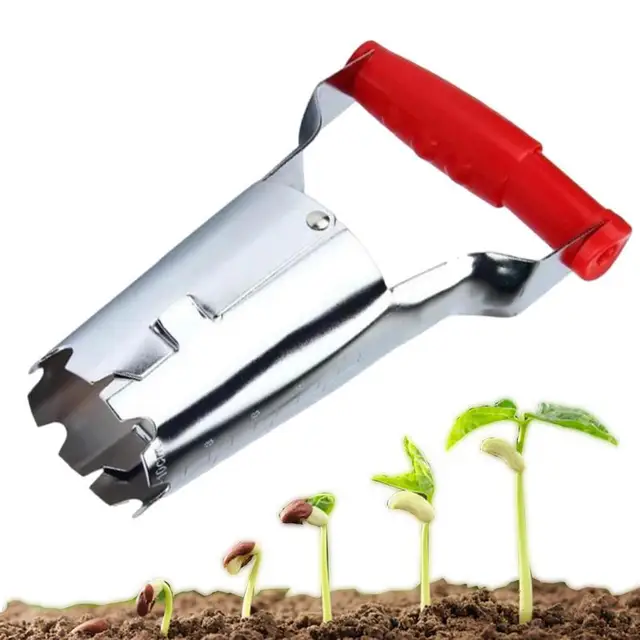 Palánta Transzplanter Vas Mezőgazdasági Transzplantáló Szerszám Fogantyú Tulipán Izzó A Kerti Tavaszi Kertészeti Eszközhöz - Image 5