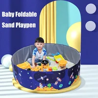 Baby Foldable Sand Table Pit Sandbox Toy Infant Indoor Play Sand Ball Pool Outdoor Playpen Toy Dry Folding Fence Tent Toy Gift 1