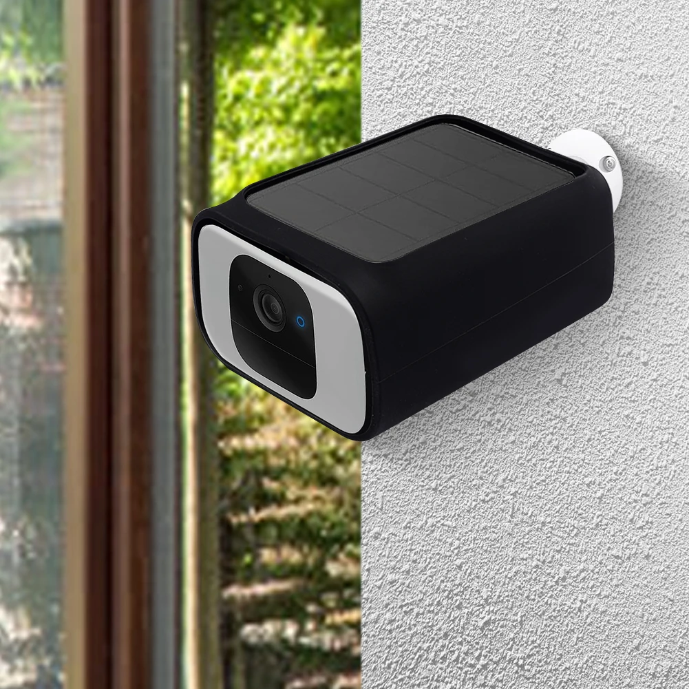 Silicone Cover Skin Anti-Drop Protective Casing Weather-Resistant Camera Cover Protector Case for Eufy Security S230 SoloCam S40