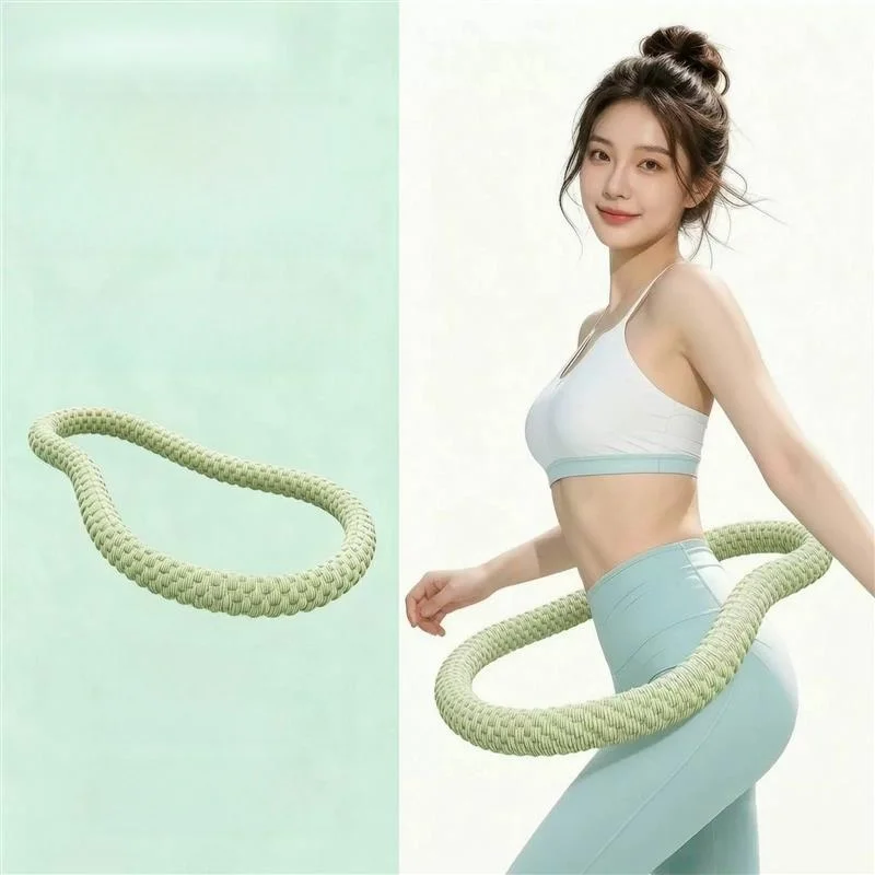 아이스 실크 쿨링 훌라후프 여성용 복부 슬리밍 체중 감량 지방 연소 홈 피트니..