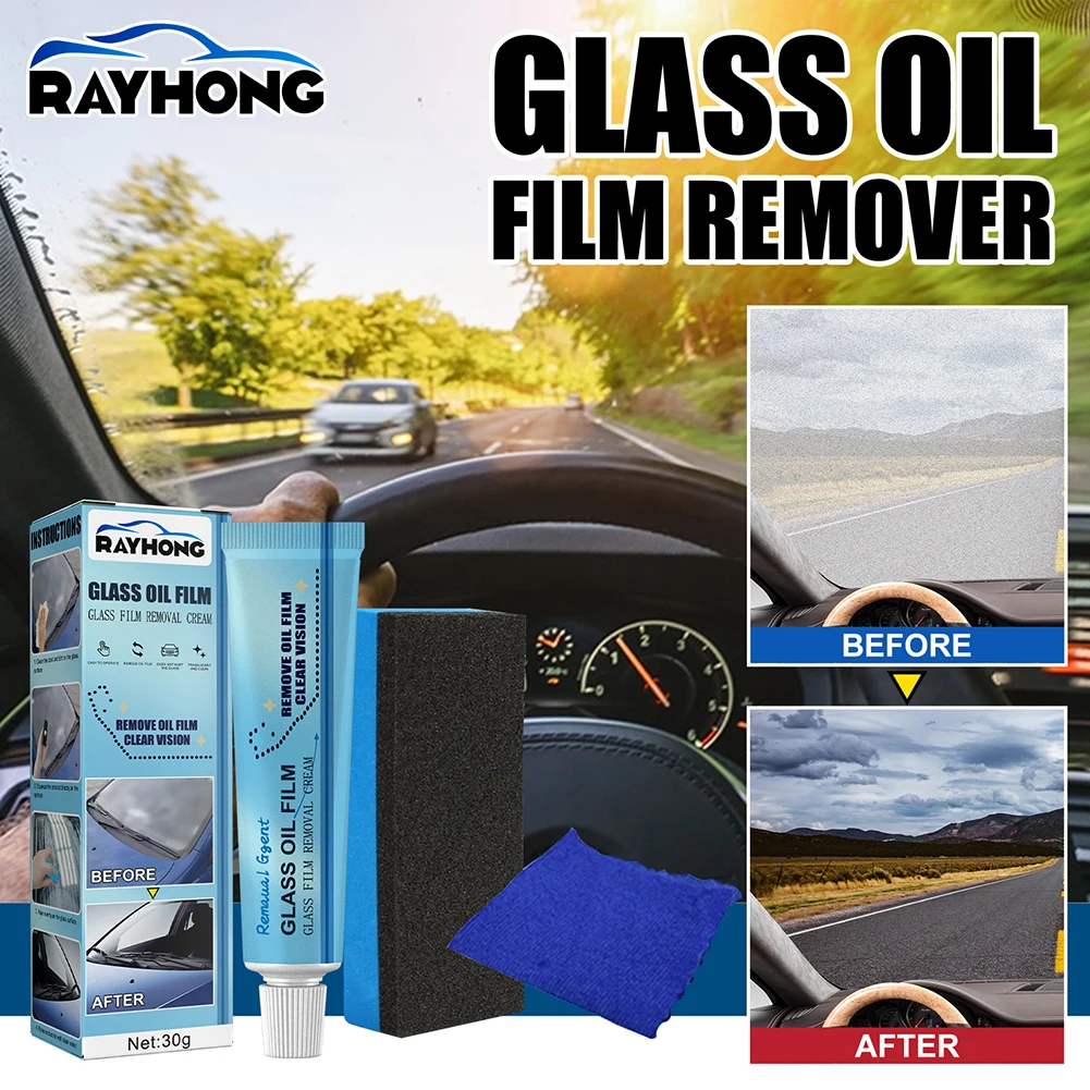 Car Glass Oil Film Remover Cleaner