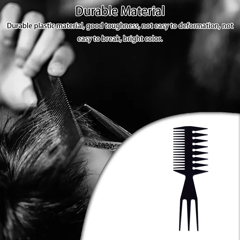 Hairdressing Comb Multifunctional Barber Hair Cutting Coloring Double Side Combs Fish Bone Brush Tools Man Hairstyling