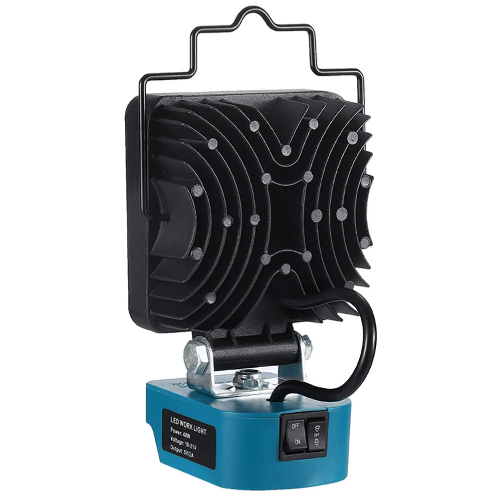 Lampe LED Sans Fil Pour Batterie Makita 18V, Tête Rotative 140° – Éclairage Puissant Pour Atelier Et Bricolage