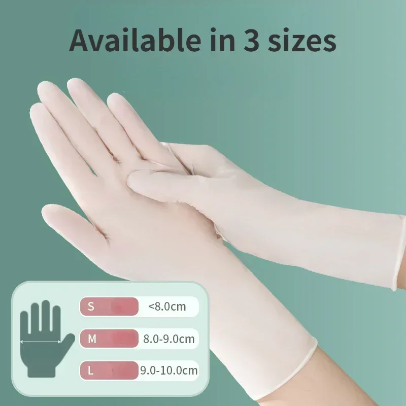9/12In Nitrile Gloves Latex Food Grade Safe Durable Glove Disposable Beauty Household Cleaning Kitchen Cooking Dishwashing Glove