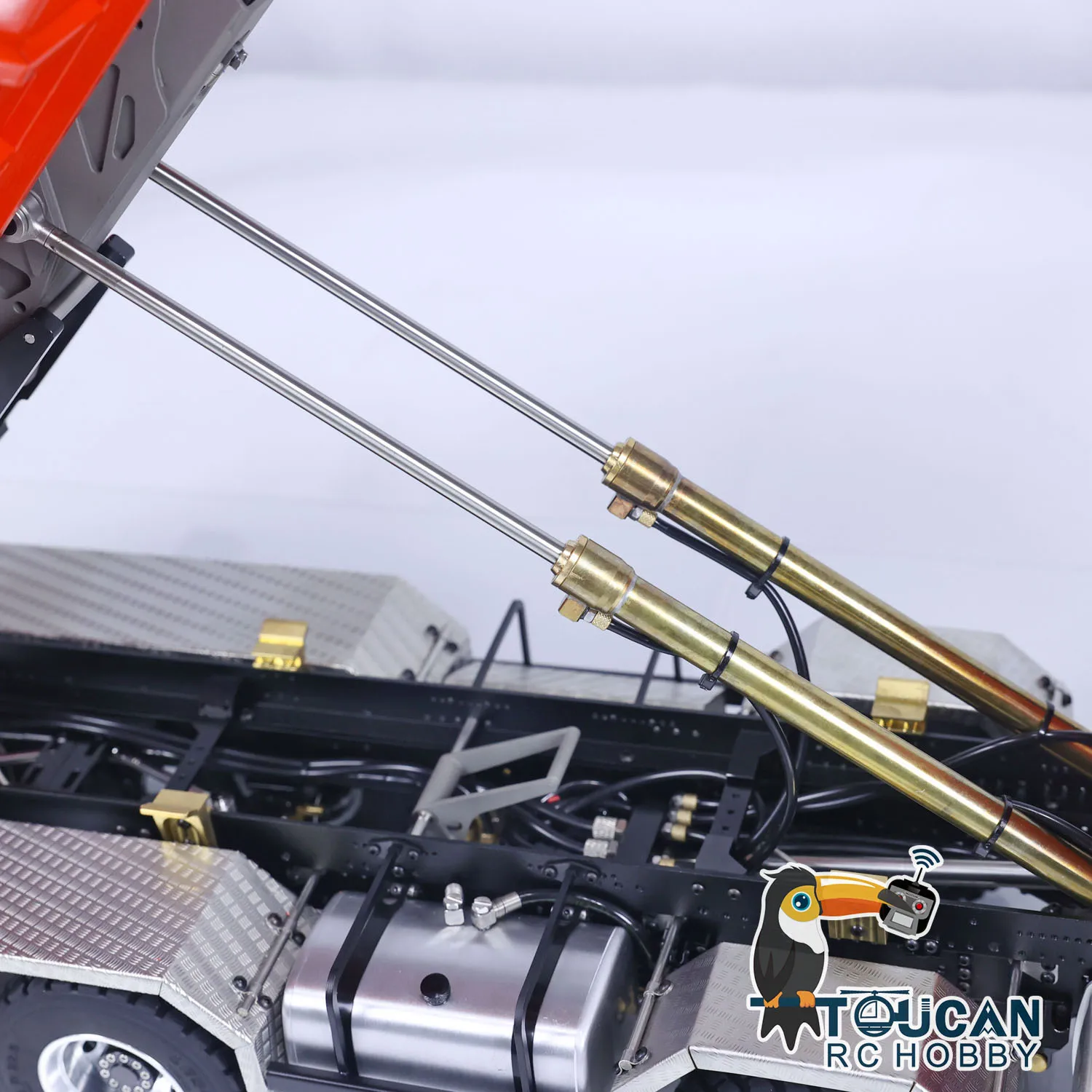LESU 1/14 Scale TGS 8*8 Hydraulic RC Dumper Truck Roll On/Off Tipper Servo Painted Model RC Toy THZH0477-SMT4 6