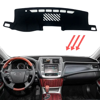 Auto Cruscotto Zerbino per Toyota Crown 2008 2009 2010 2011 2012 Royal S200 GRS204 Parasole Tappeto Protettivo Dash Pad Dash Zerbino