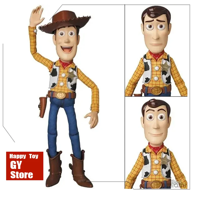 Original Woody Action Figure Toy Story Anime Figurine Collection Model Doll Medicom Toy Mafex Toy Story Toy Figurine Kids Gifts
