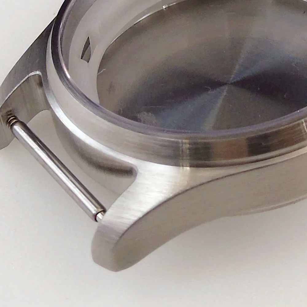 Vintage Piloten-Uhrengehäuse aus Titan/316L-Stahl für NH34 NH35 NH36 NH38 NH70 PT5000 ETA2824 Miyota8215 mit Saphirglas, Wasserdicht – Detail 24