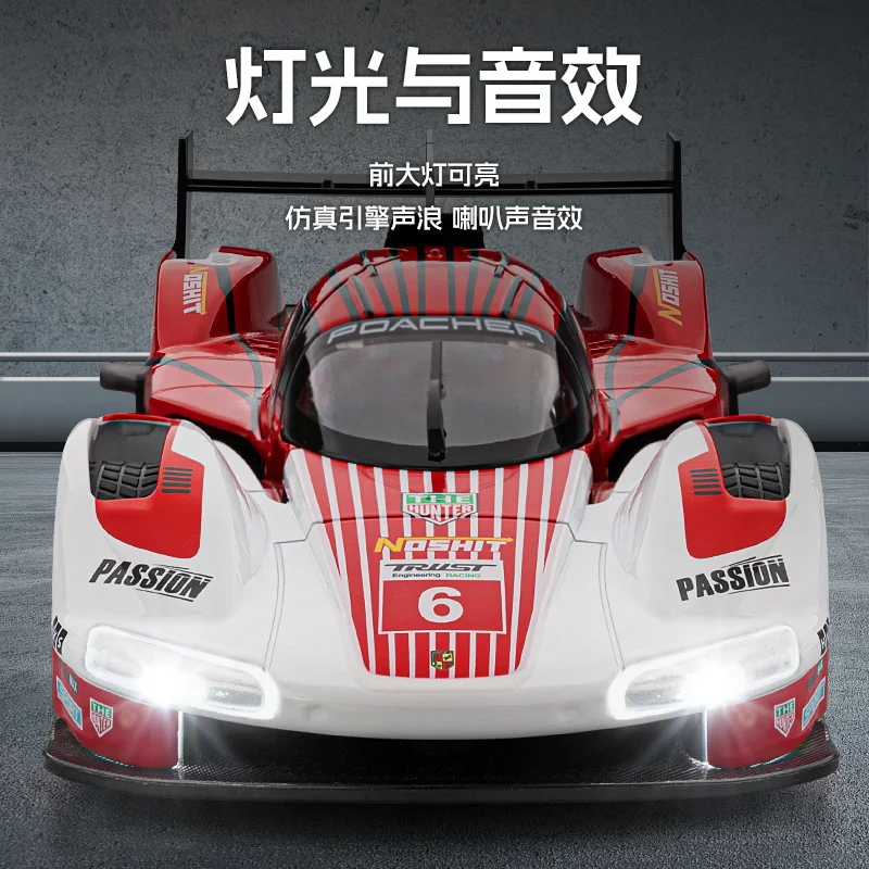 Porsche 963 LMDh Circuit Endurance Racing Car Diecast Model - Alloy Sports Car Replica