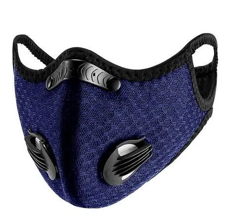 Half Face Reusable Respirator Activated Carbon Outdoor Cycling Mask With 1 Filters 1 Mask Filter
