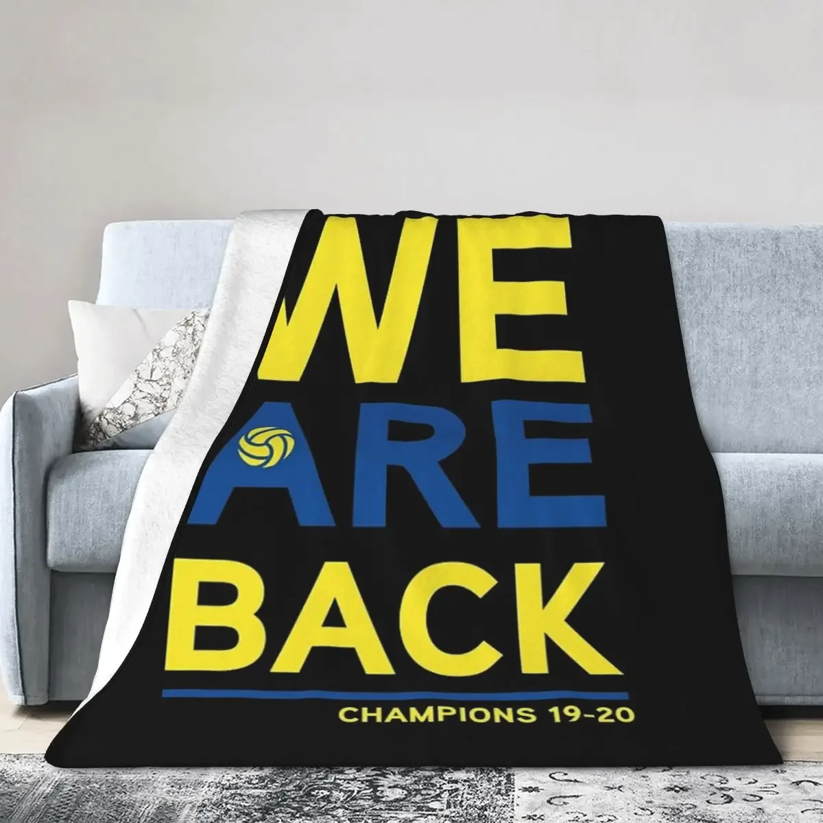 

Flannel Throw Blanket We Are Back - Leeds United Blankets Soft Bedspread Warm Plush Blanket for Bed Living room Travel Home Sofa