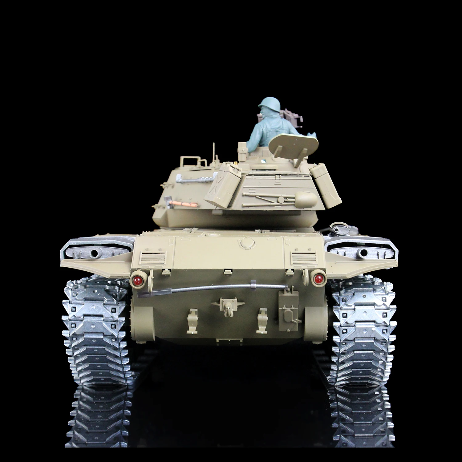 1/16 HENG LONG 7.0 Upgraded Walker Bulldog Army RC Tank 3839 360° Turret Barrel Recoil Metal Tracks Smoke Unit BB Gun TH20337 6