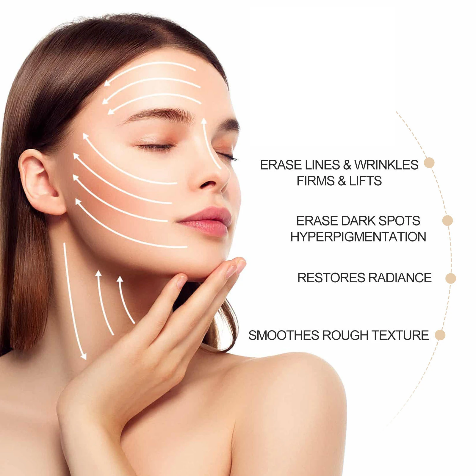 EELHOE Anti Wrinkle Serum Anti-Aging Anti Dark Circles Removal Forehead Lines Face Care Frown Lines Repair Facial Essence 30ml 5