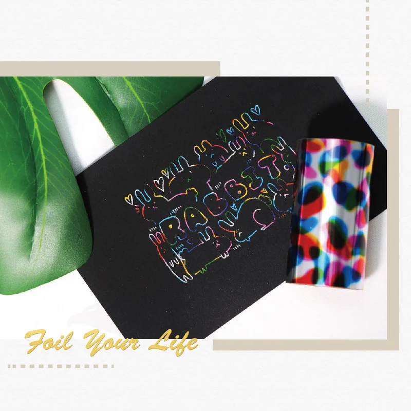6 Colors Roll Hot Foil Stamping Paper Anodized Aluminum