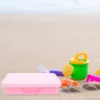 Sand Water Tray Sensory Bin with Lid Table Storage Box Beach Toys for Kids Abs Indoor Sandbox 3