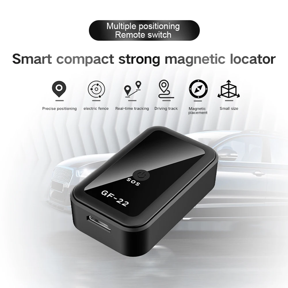 GF-22 Mini Car GPS Tracker WiFi LBS AGPS Anti-Lost Tracking Device Motorcycle Vehicle Pet Baggage GPS Tracker Car Tracker