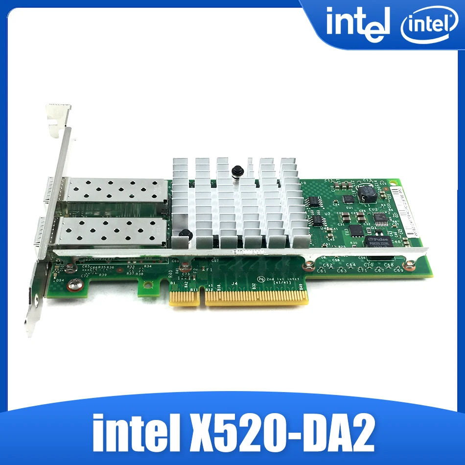 Intel X520-da2 10g Pci Express X8 Intel 82599 Es Chip Dual Port ...