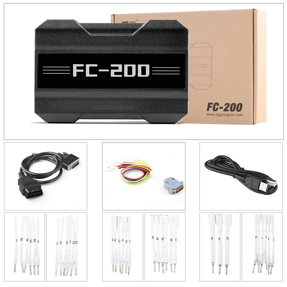 

CG FC200 ECU Programmer Full Version Support 4200 ECUs and 3 Operating Modes Upgrade of AT200 ISN OBD Reader Free Update