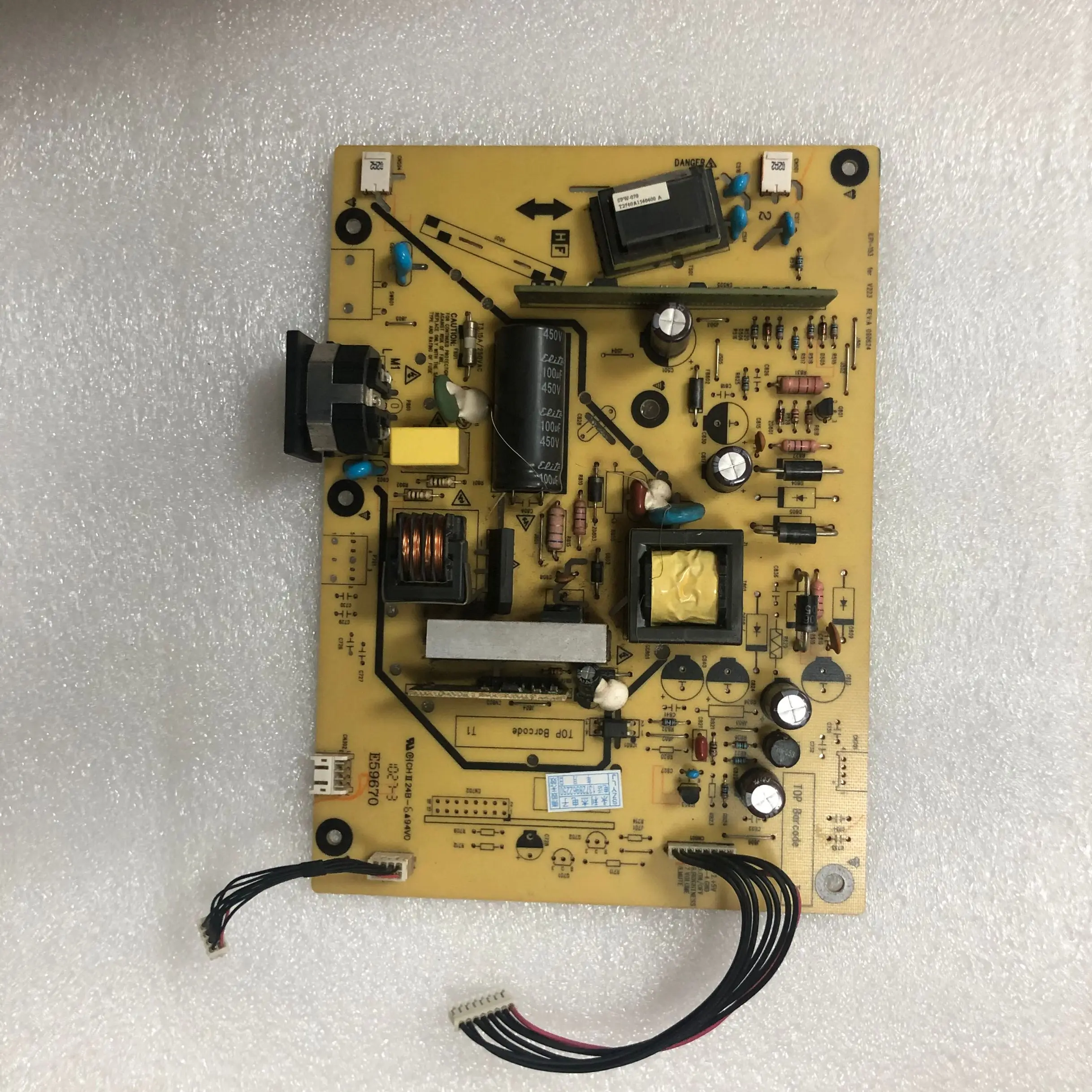 Плата питания для V223W V193D ILPI-153 491371400120H original