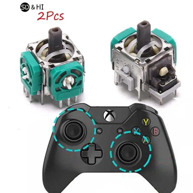 2 Pezzi Di Ricambio 3D Analog Stick Sensor Module Thumb Stick Per X Box One Gamepad Dualshock Controller Wireless Joystick Axis