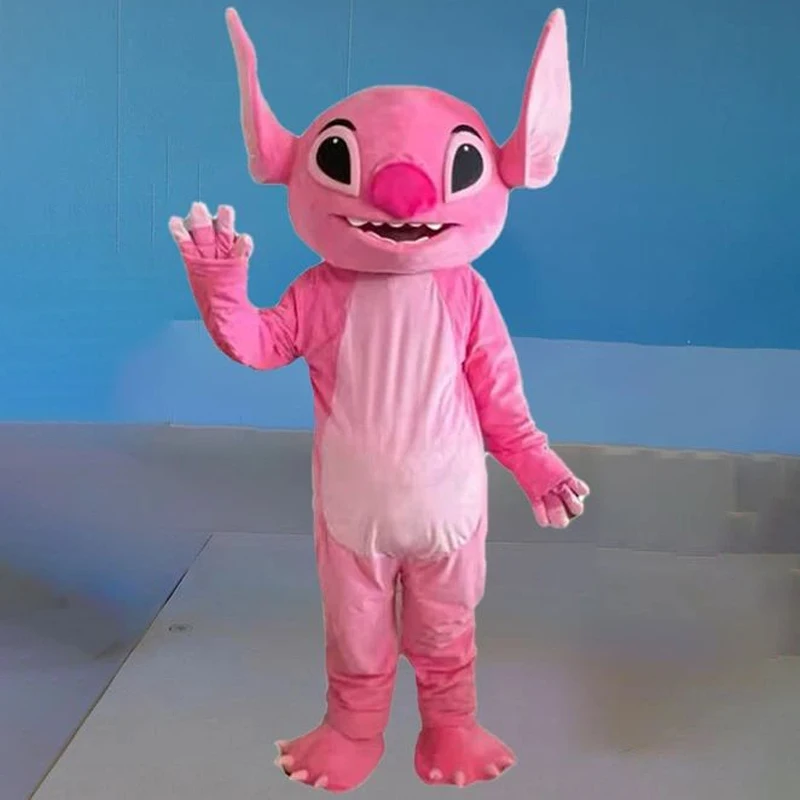 thumbnail image 1 of Disfraz de mascota azul de Lilo y Stitch, personaje de dibujos animados de Disney, disfraz publicitario, disfraz de animal para fiesta de carnaval, trajes de cosplay, 1 of 5