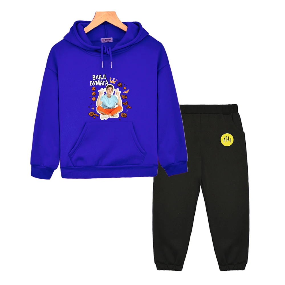 baby boy clothing sets Hoodie Suit for Girls Merch A4 Children Clothing Set Autumn Winter Boys Girls Sweatshirt Kid Tops Kids Casual Мерч А4 Pants 2pcs baby essentials clothing sets Clothing Sets