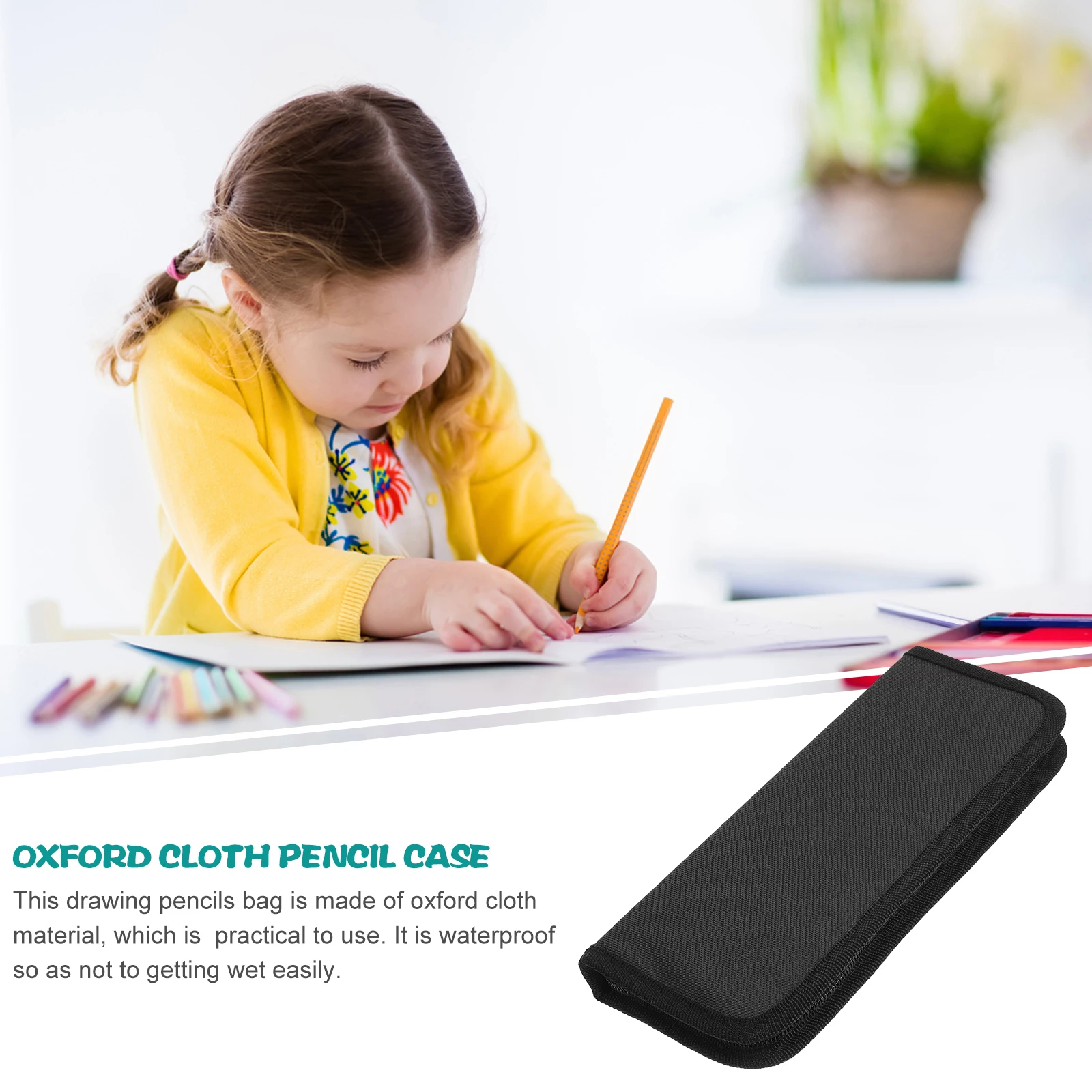 Painting Brush Bag Portable Drawing Brush Holder Pouch Oxford Cloth Durable Large Capacity ganizer Pencil Case School 10 Pcs