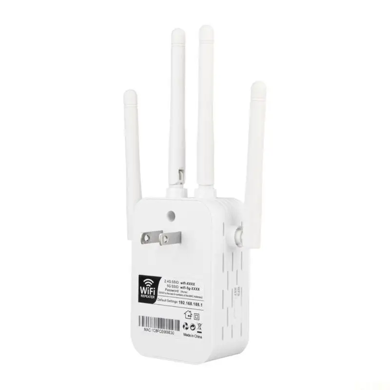 H7BB 무선WiFi리피터 1200Mbps WiFi 확장기증폭기부스터 라우터 802.11N