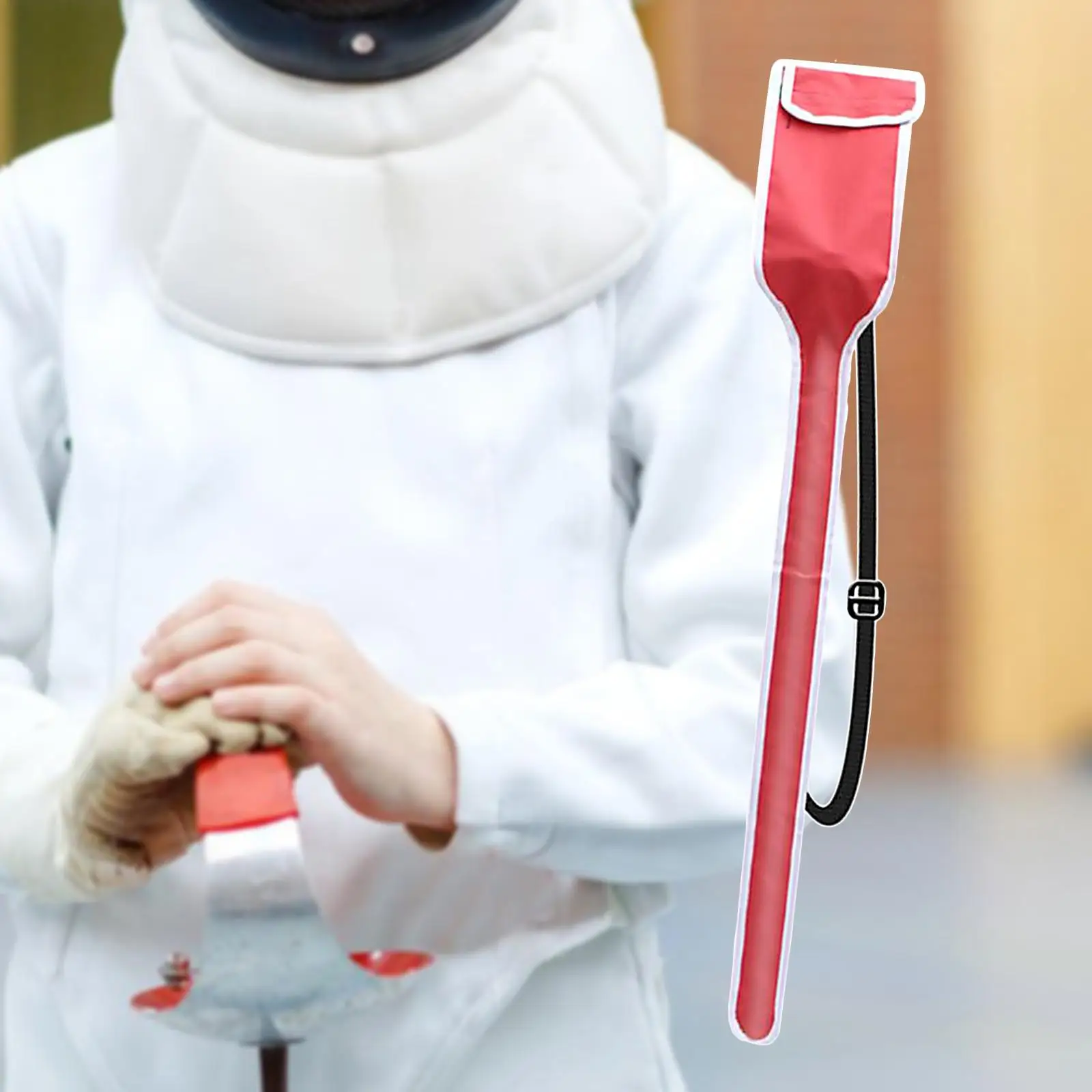 Kids Fencing Sword Bag Portable Waterproof Fencing Accessories Sword Sleeve Cover with Adjustable Strap Fencing Storage Bag