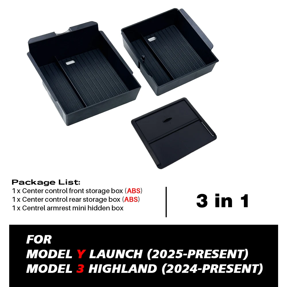 ل تسلا نموذج 3 هايلاند 2024 وحدة التحكم مسند الذرا...