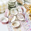 5Rolls Flowers Washi Tape Small Diary Decoration Washitape Basic Cinta Adhesiva Decorativa Scrapbooking Supplies Washi Tapes 4