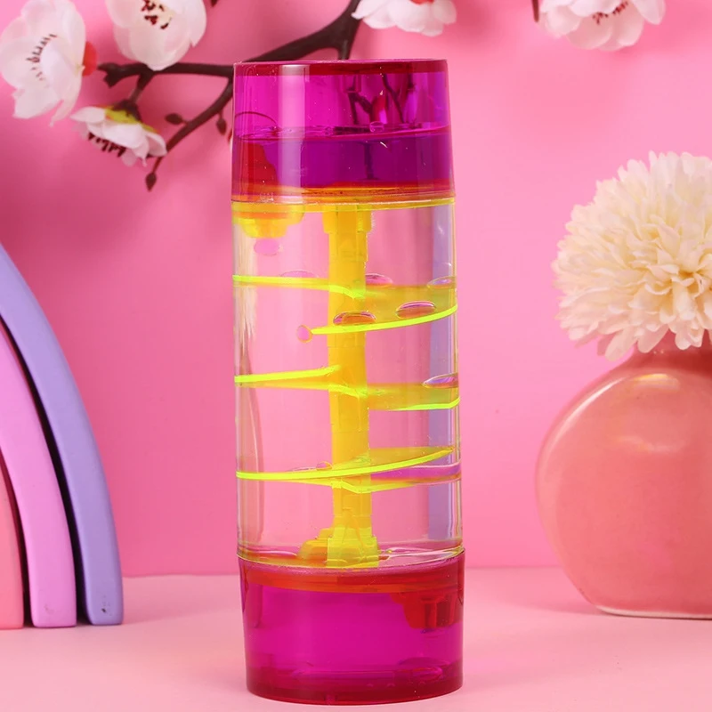 Hourglass Center Column Turntable Oil Drop Hourglass Jelly Color Leisure Daze Oil Leak Home Crafts Decor hourglass home decor