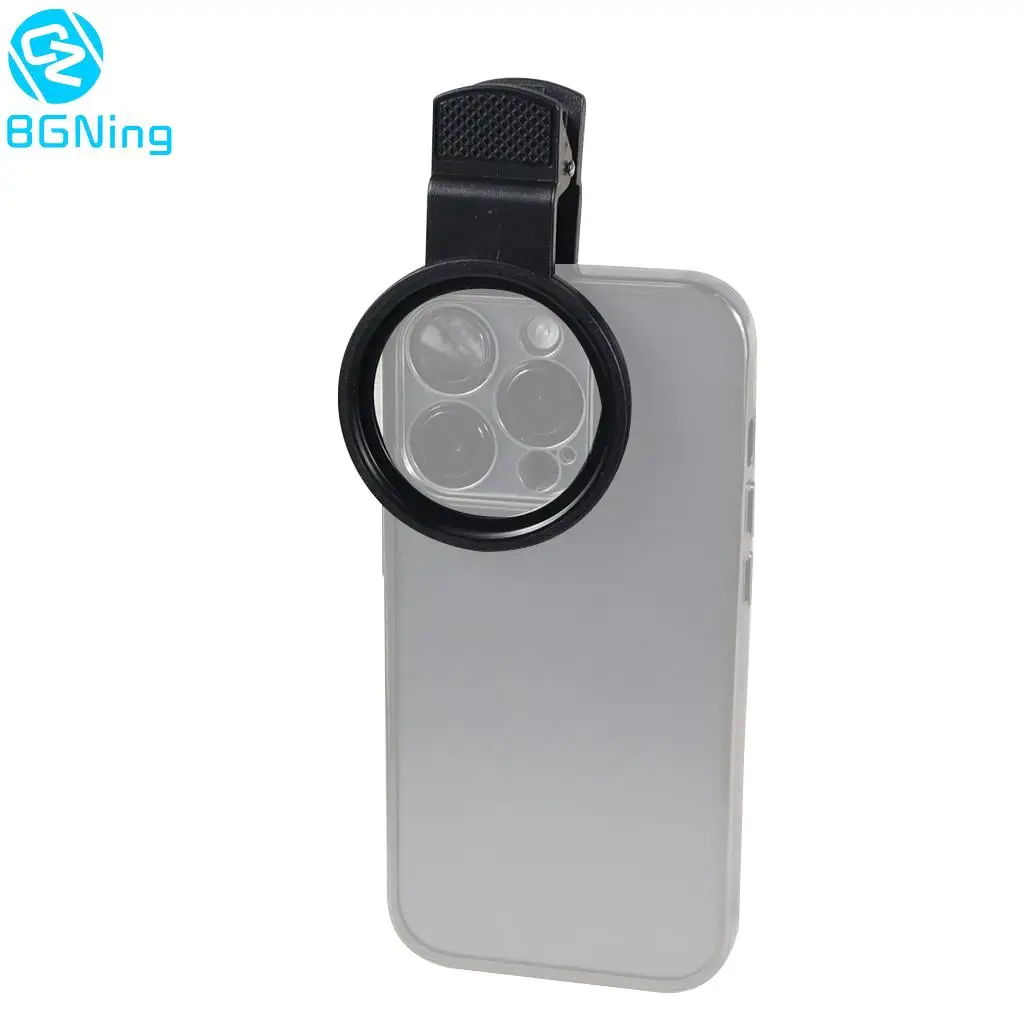 52mmProfessionalPhoneCameraLensFilterRingMountClipforAllSmartphonesLensAdapter
