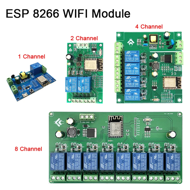 Esp8266 Wifi 16 Chl Módulo De Relé Tablero Esp-12f, Módulo De Relé De